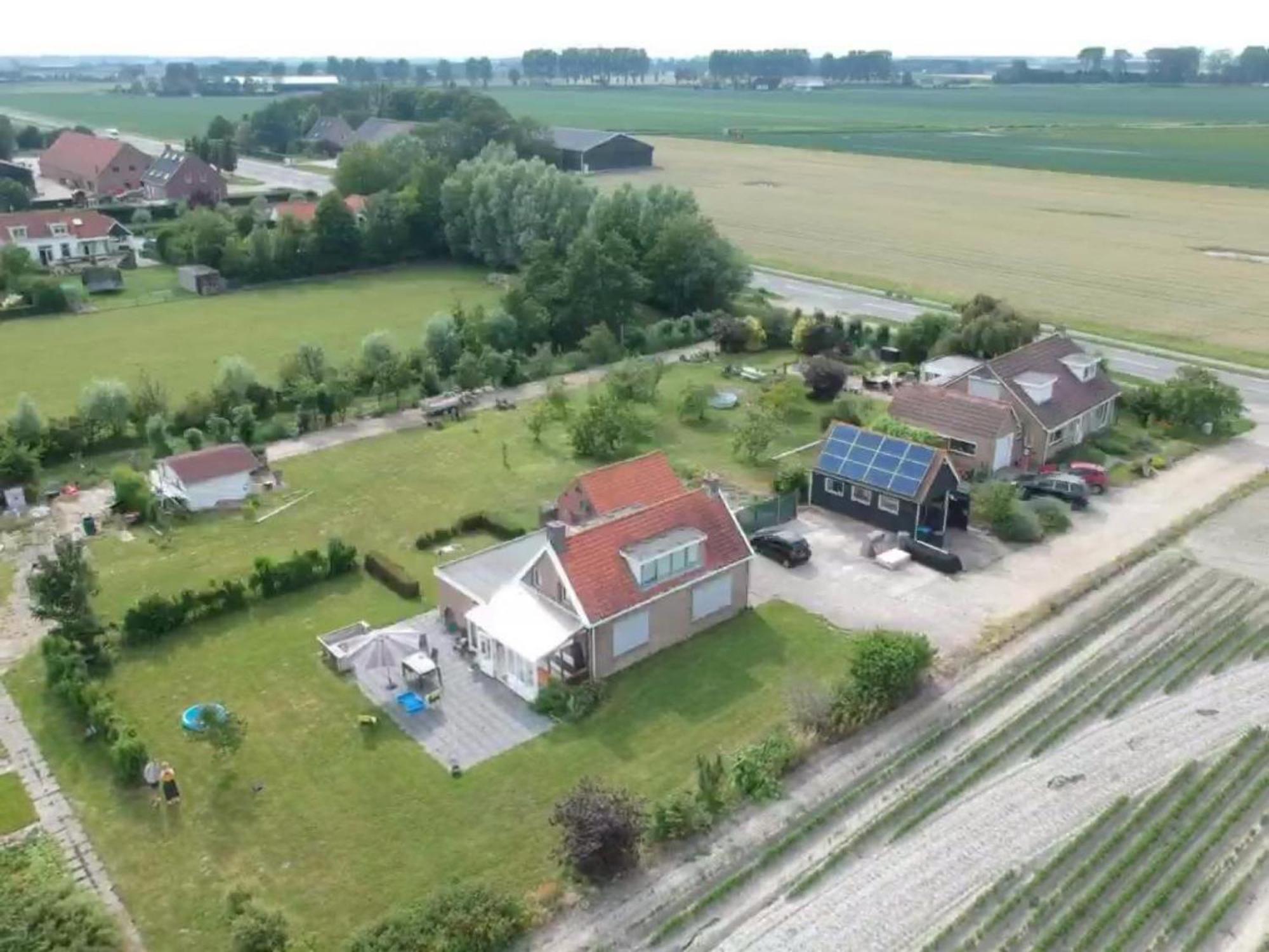 Vrijstaande Ruime Familiewoning Landelijk Gelegen Villa Lewedorp Kültér fotó