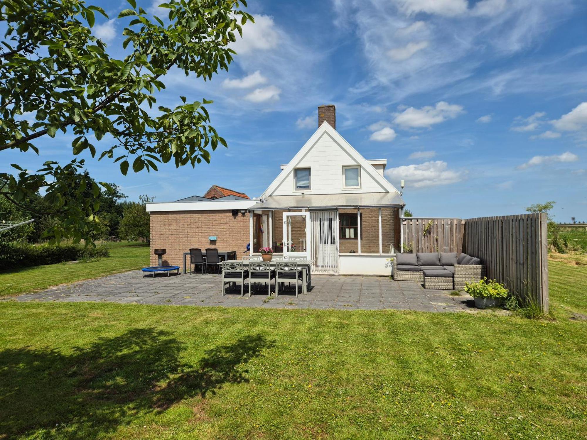 Vrijstaande Ruime Familiewoning Landelijk Gelegen Villa Lewedorp Kültér fotó
