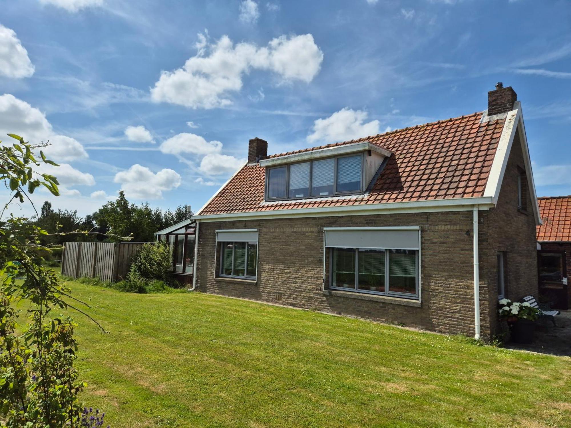 Vrijstaande Ruime Familiewoning Landelijk Gelegen Villa Lewedorp Kültér fotó